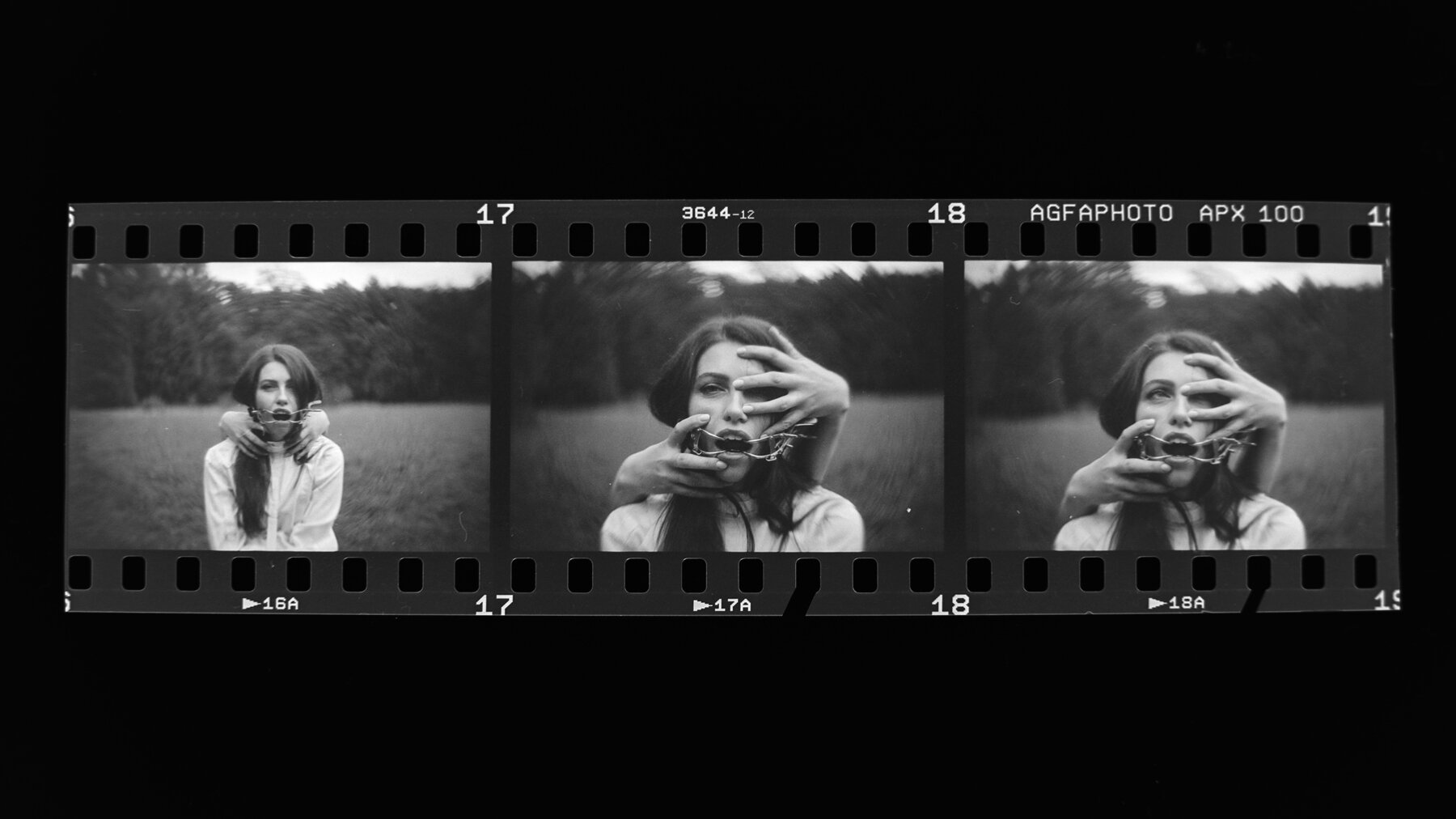 gescannter 35-mm-Film - Horror analog