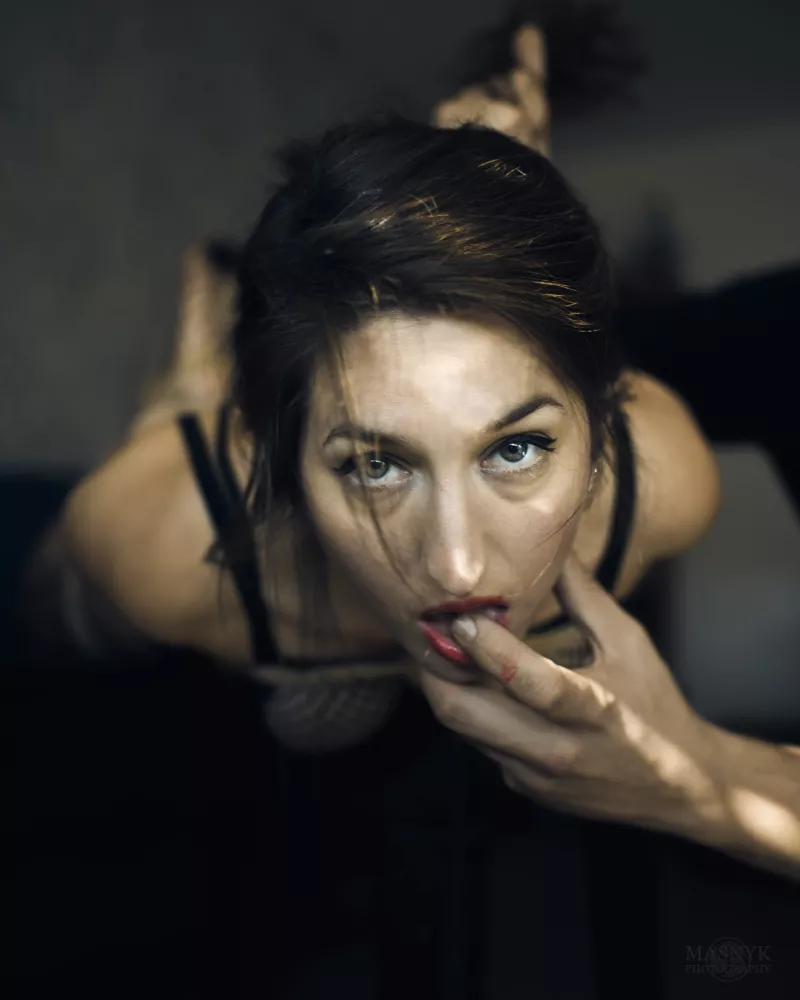  bound woman held by her hair