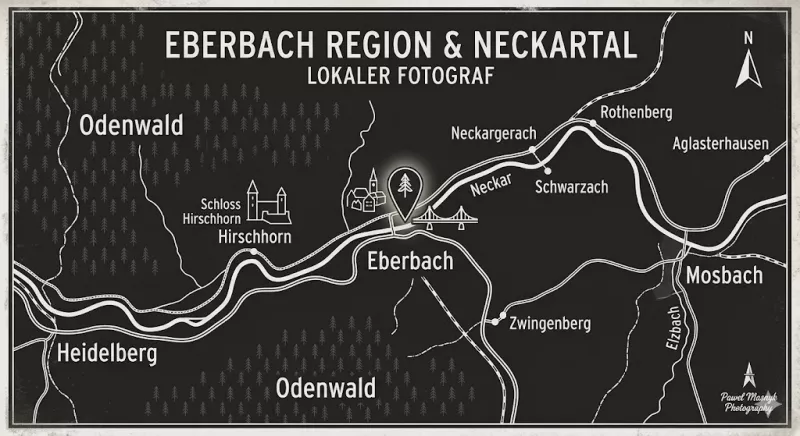 Fotograf Paweł Masnyk – Standort und Einzugsgebiet in Eberbach, Heidelberg und Mosbach