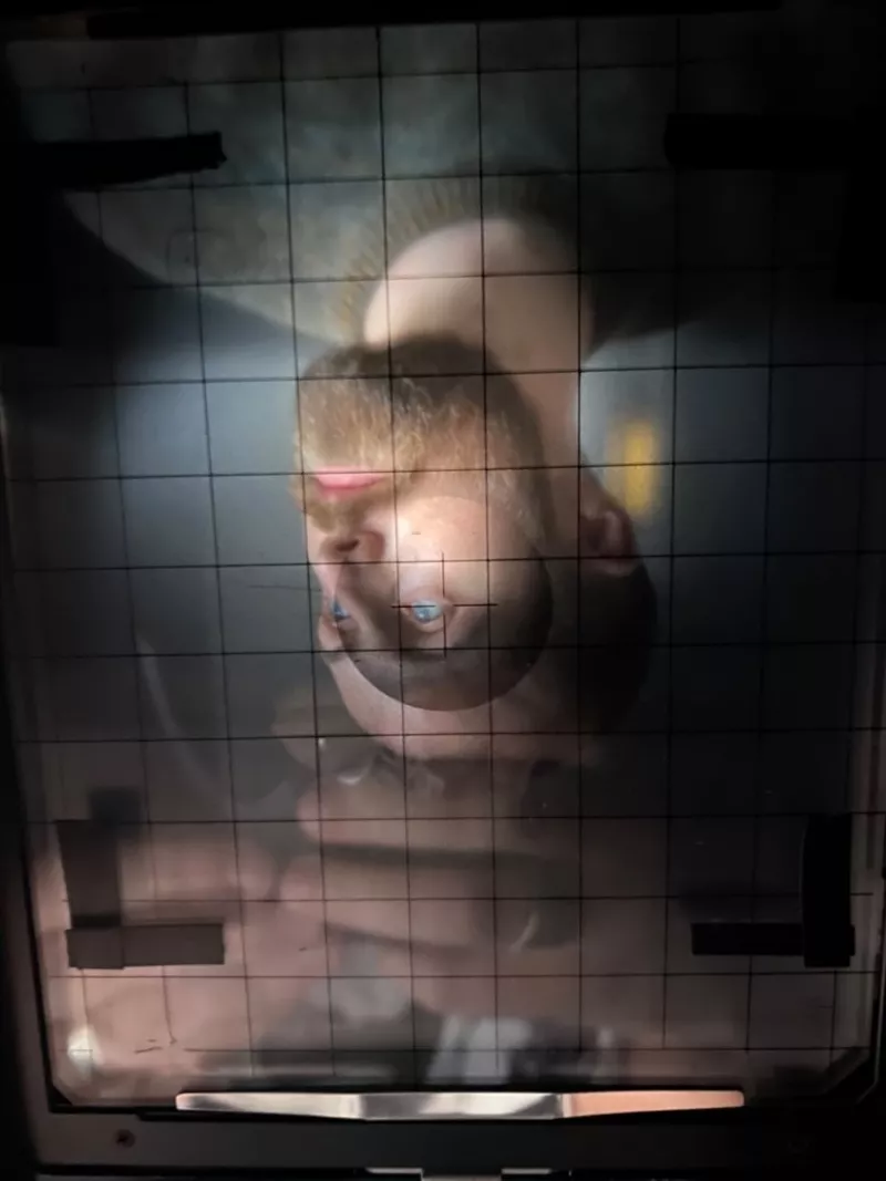 Großes Format, Einrahmung des Porträts auf dem Passepartout