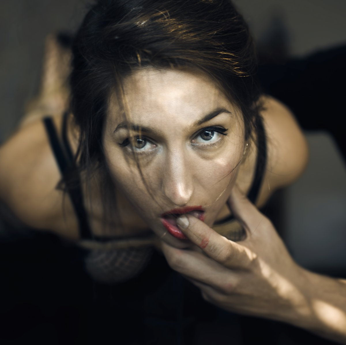  bound woman held by her hair